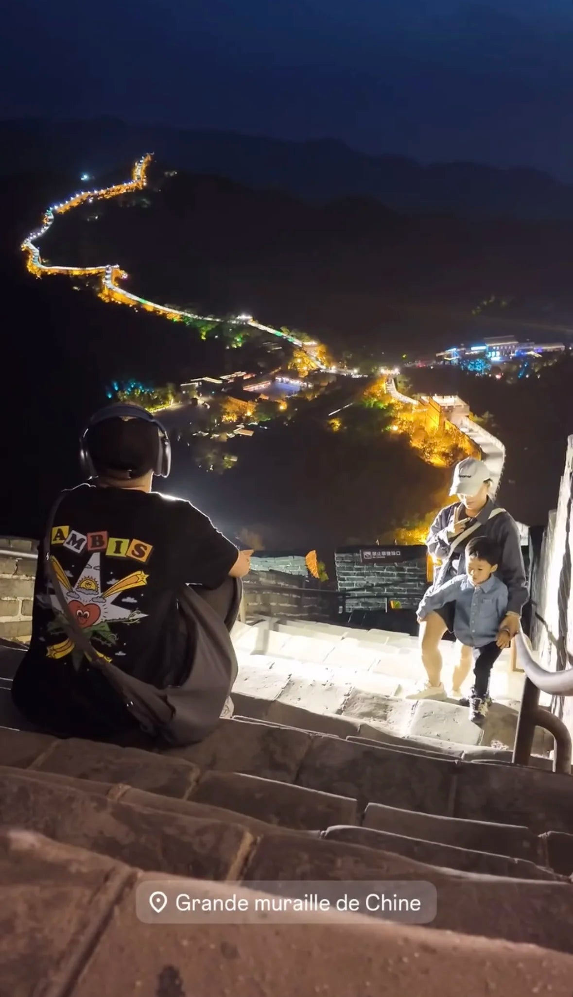 Ambis à la Grande muraille de Chine